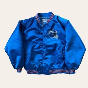 Vintage 1989 New York Giants Chalk Line NFL bomber varsity jacket